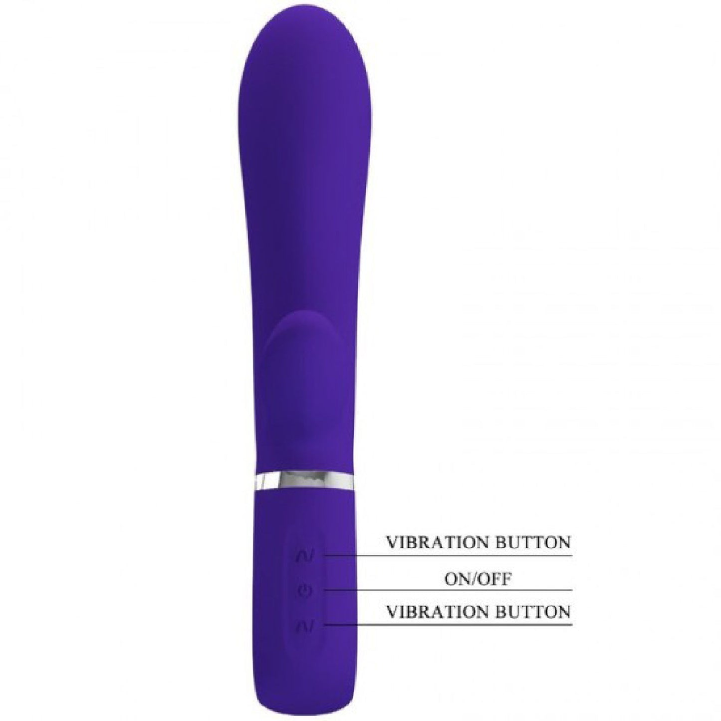 Thomas Super Soft Silicone Rabbit Vibrator -  Turquoise