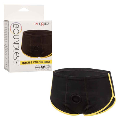 Boundless Black and Yellow Brief - Large/xlarge -  Black/yellow