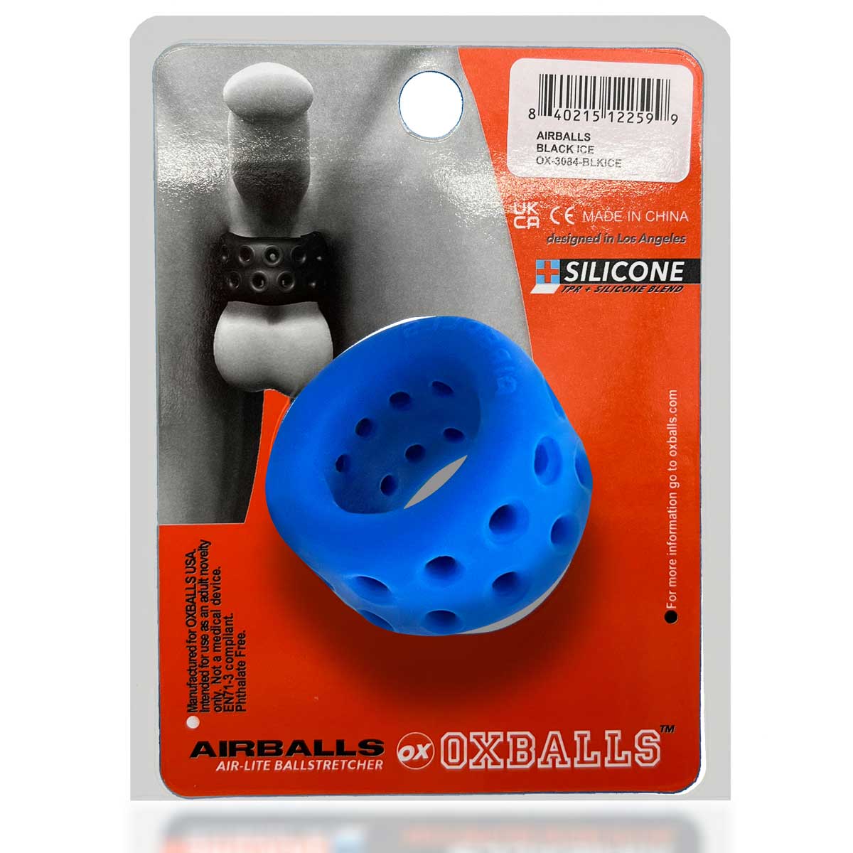 Airballs Air-Lite Vented Ball Stretcher - Black Ice