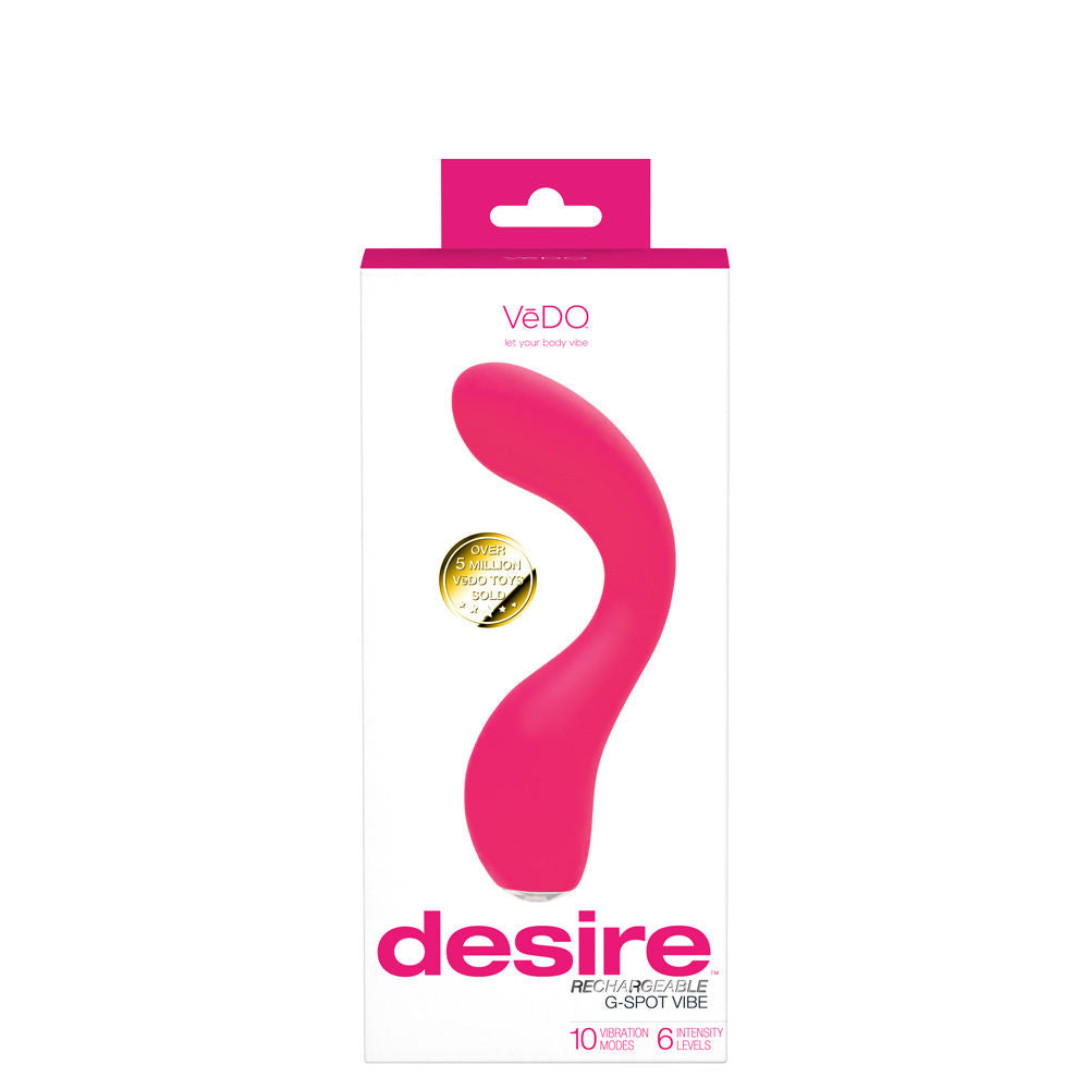 Desire Rechargeable G-Spot Vibe - Purple