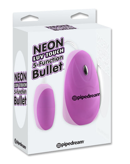 Neon Luv Touch 5 Function Bullet - Pink