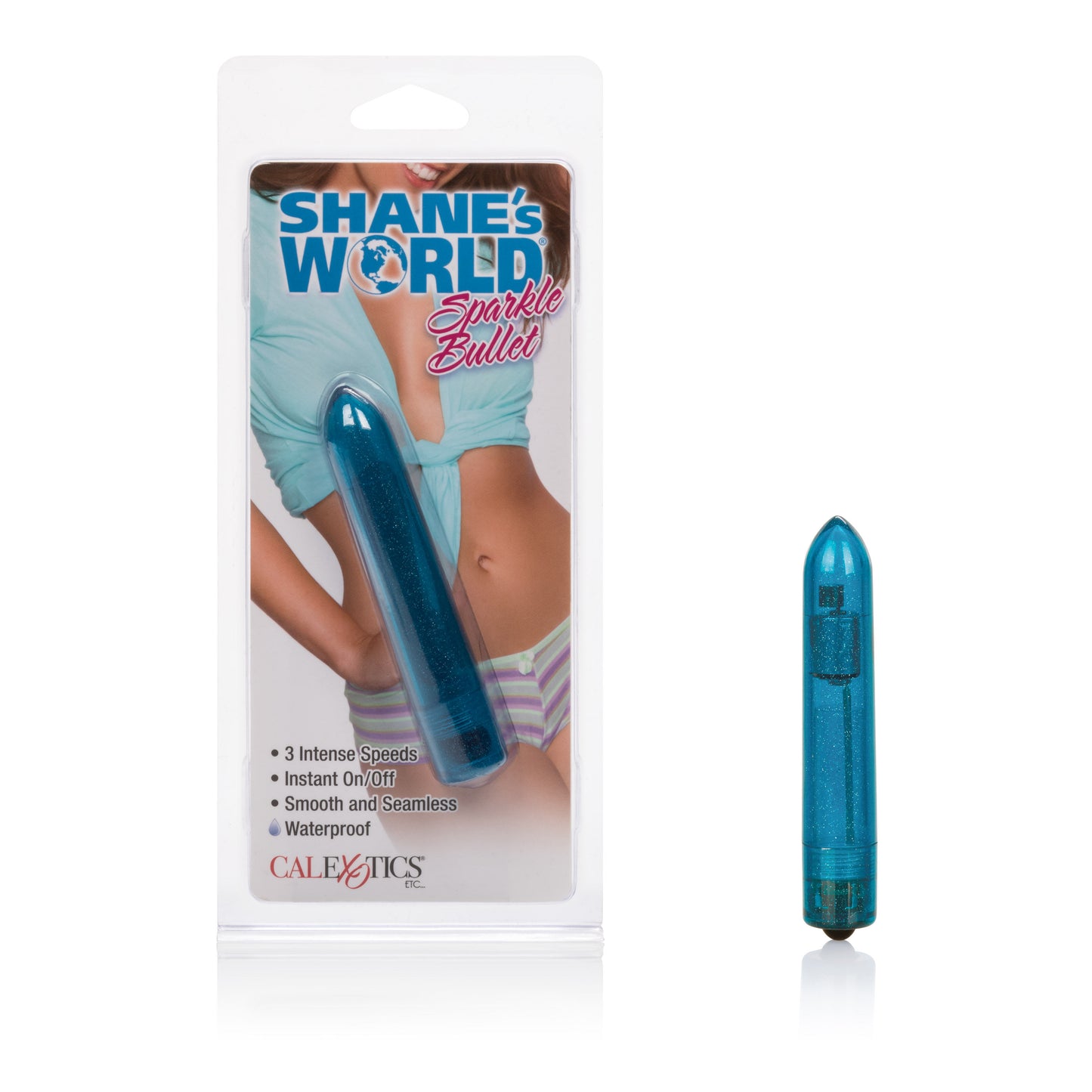 Shane's World Sparkle Bullet - Blue