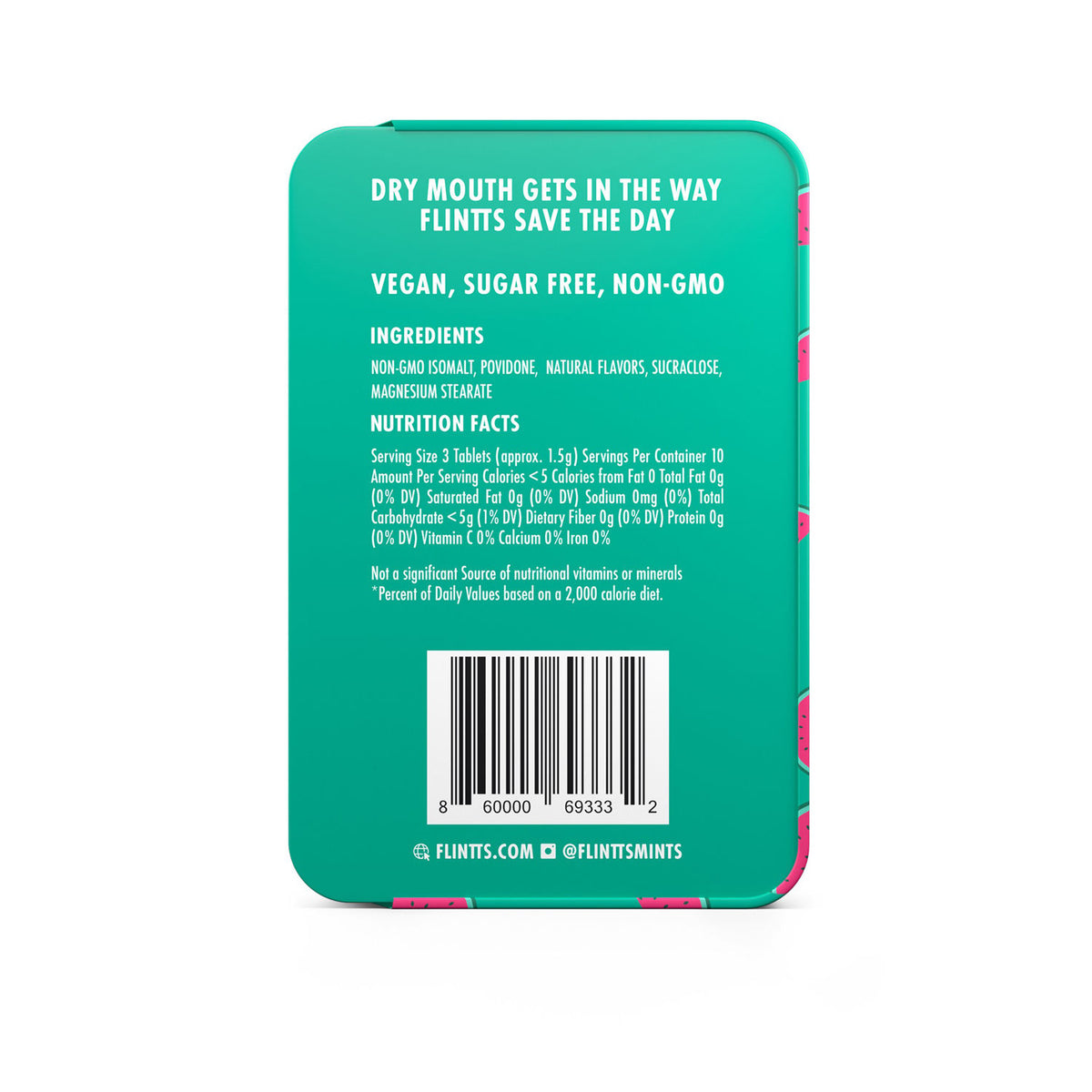 Flintts Mouth Mints Cool Watermelon - F-Strength 100