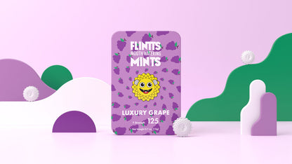 Flintts Mouth Watering Mints Luxury Grape -  F-Strength 125