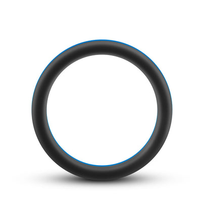 Performance - Silicone Go Pro Cock Ring -  Black/blue/black