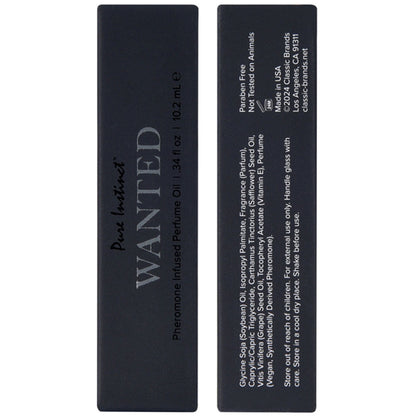 Pure Instinct Pheromone Perfume Oil Wanted 10.2 ml 0.34 ml
