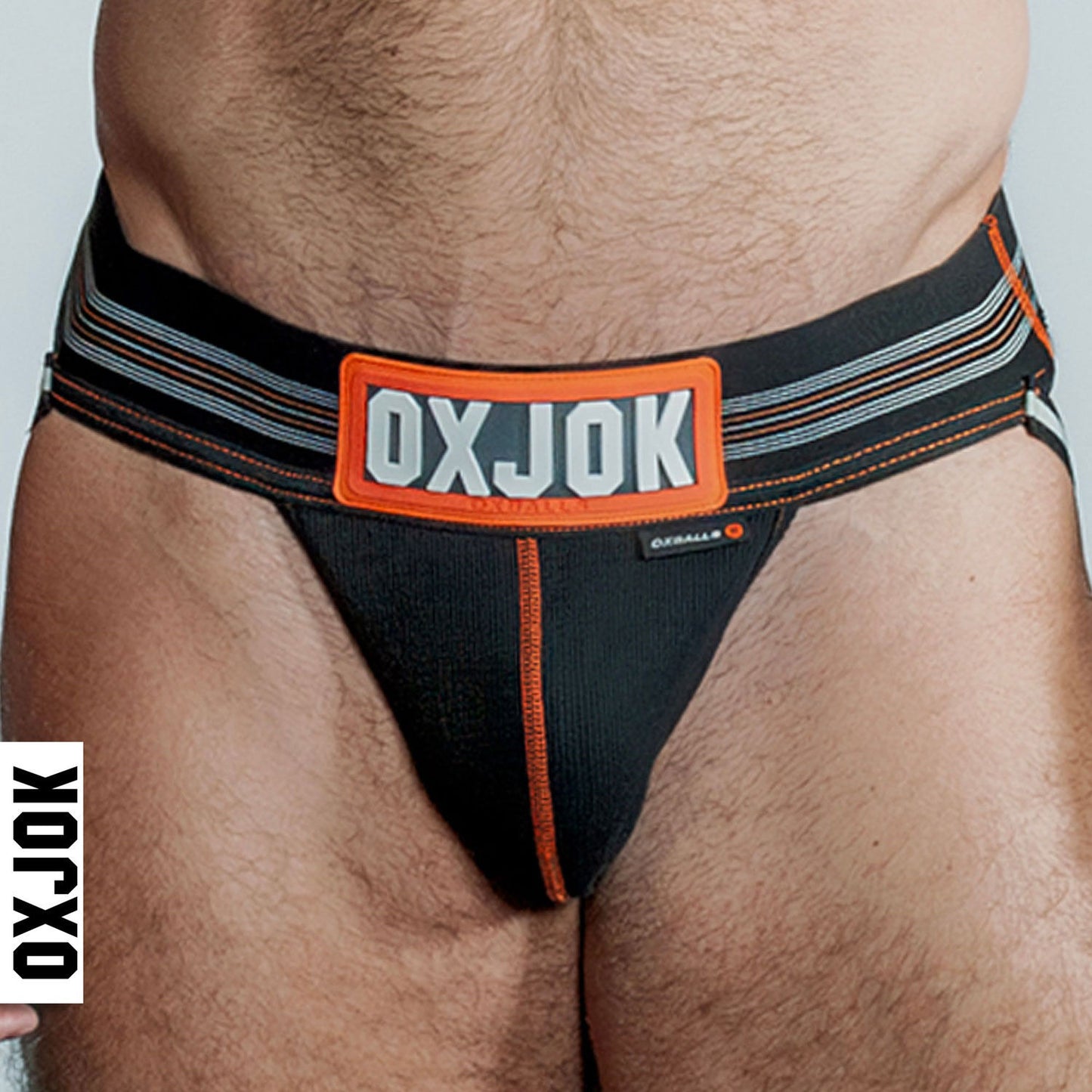 Slingjock Upthrust Slider-Strap Jock Black Iron - Large