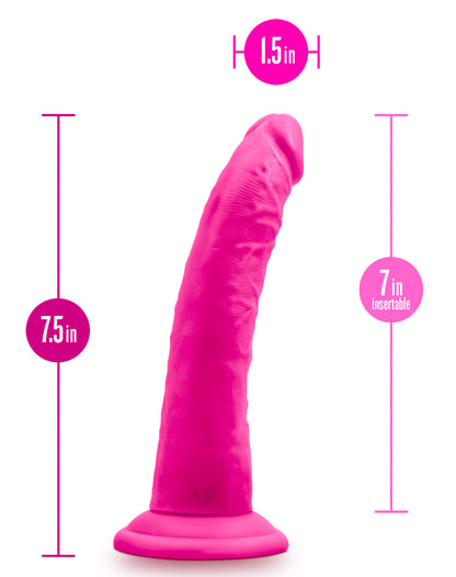 Au Naturel - Bold - Jack - 7 Inch Dildo - Pink