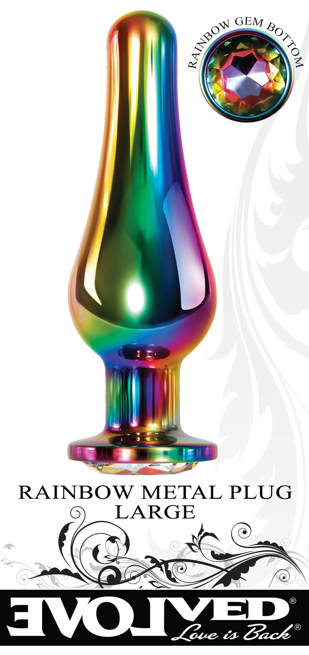 Rainbow Metal Plug - Large