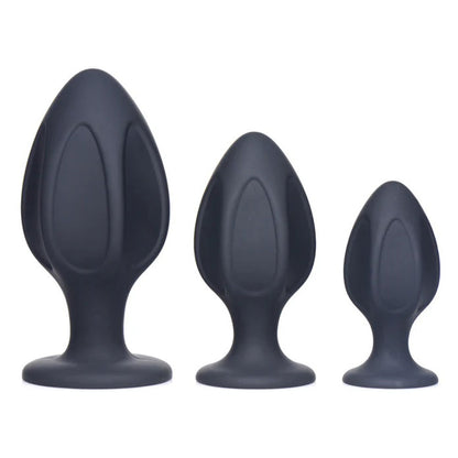 Triple Juicers Silicone Anal Trainer Set - Black