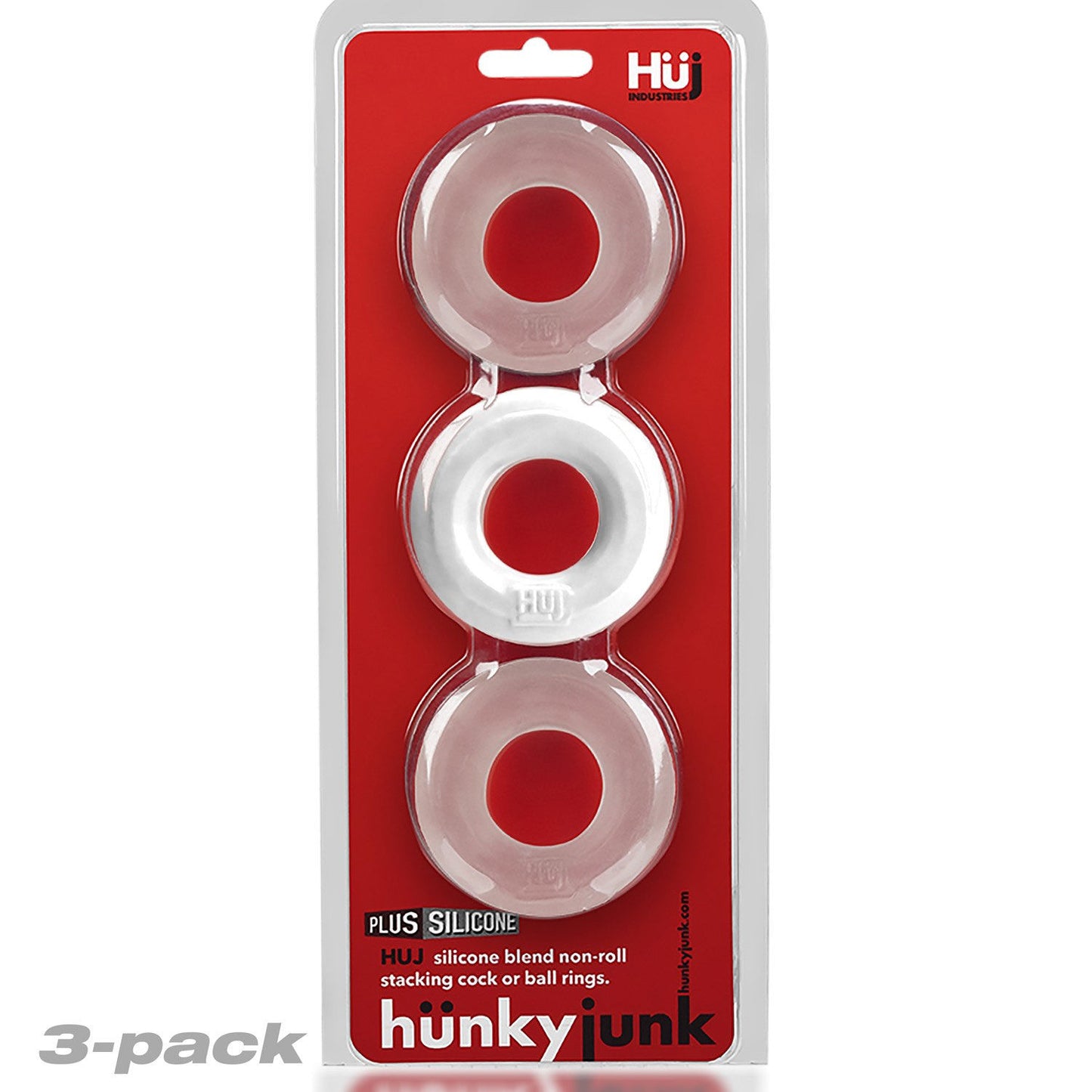 Huj3 C-Ring 3-Pack - Cherry / Ice