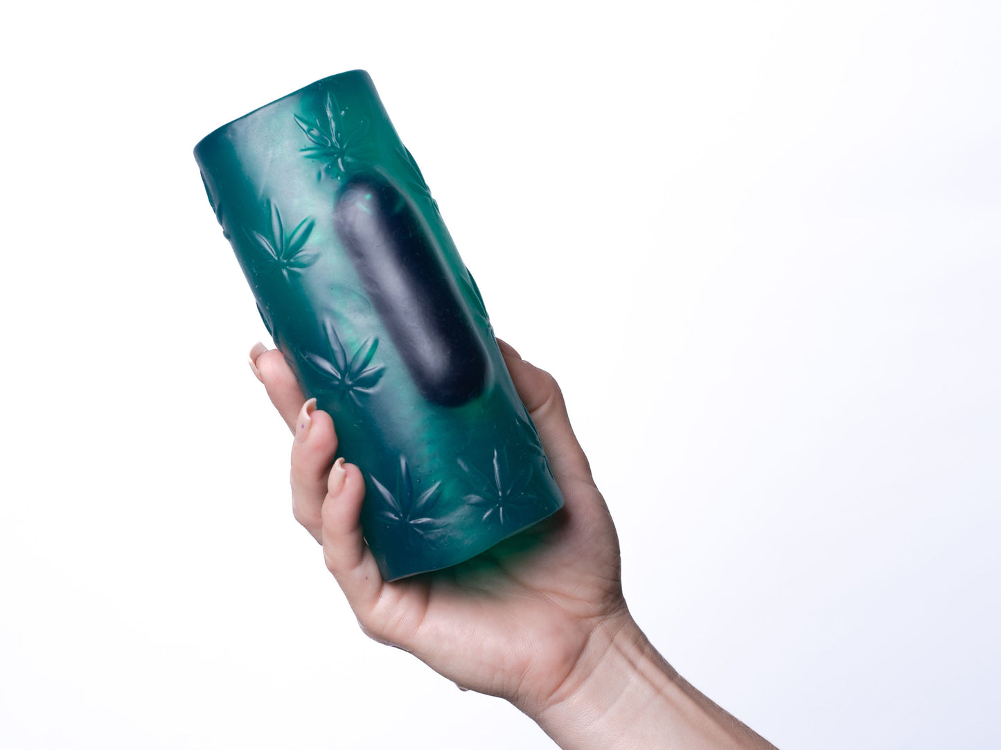 Blaze Vibrating Male Masturbator 420 Series -  Green