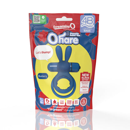 Screaming O 4b - Ohare Wearable Rabbit Vibe -  Blueberry