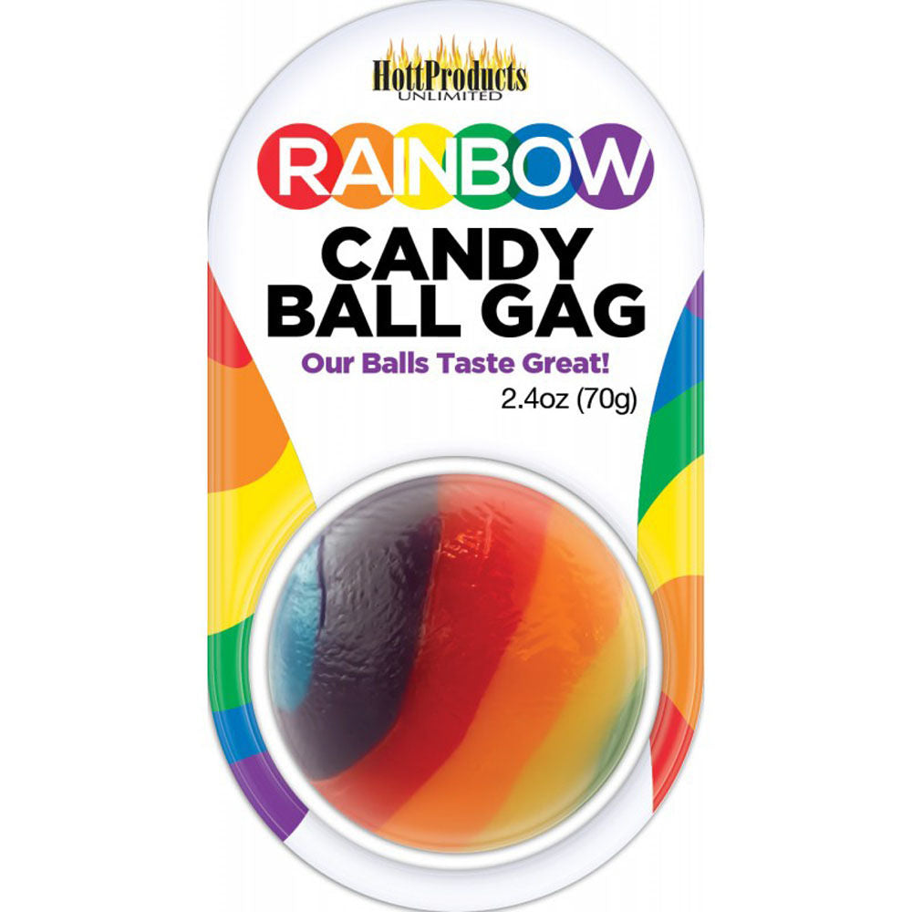 Rainbow Candy Ball Gag