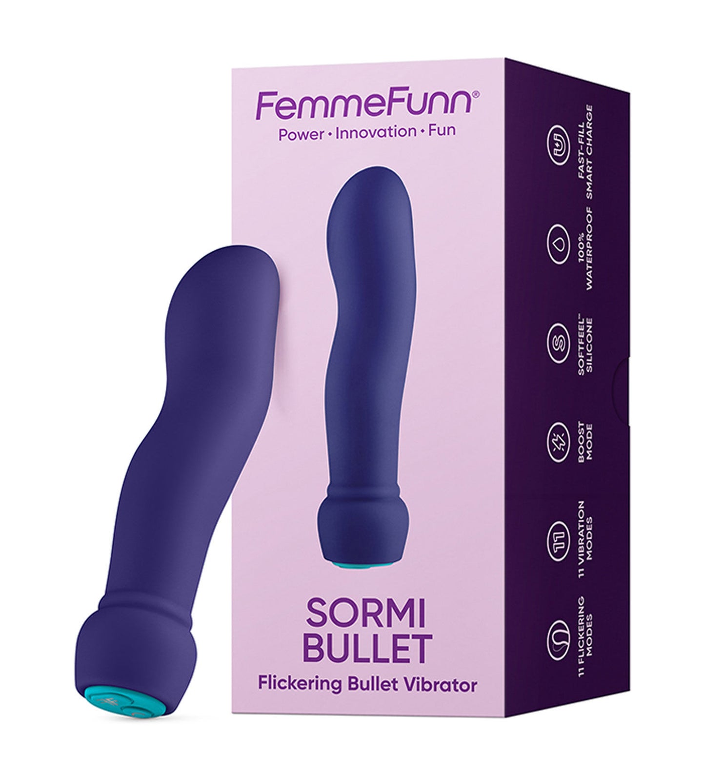 Sormi Bullet Flickering Bullet Vibrator - Pink