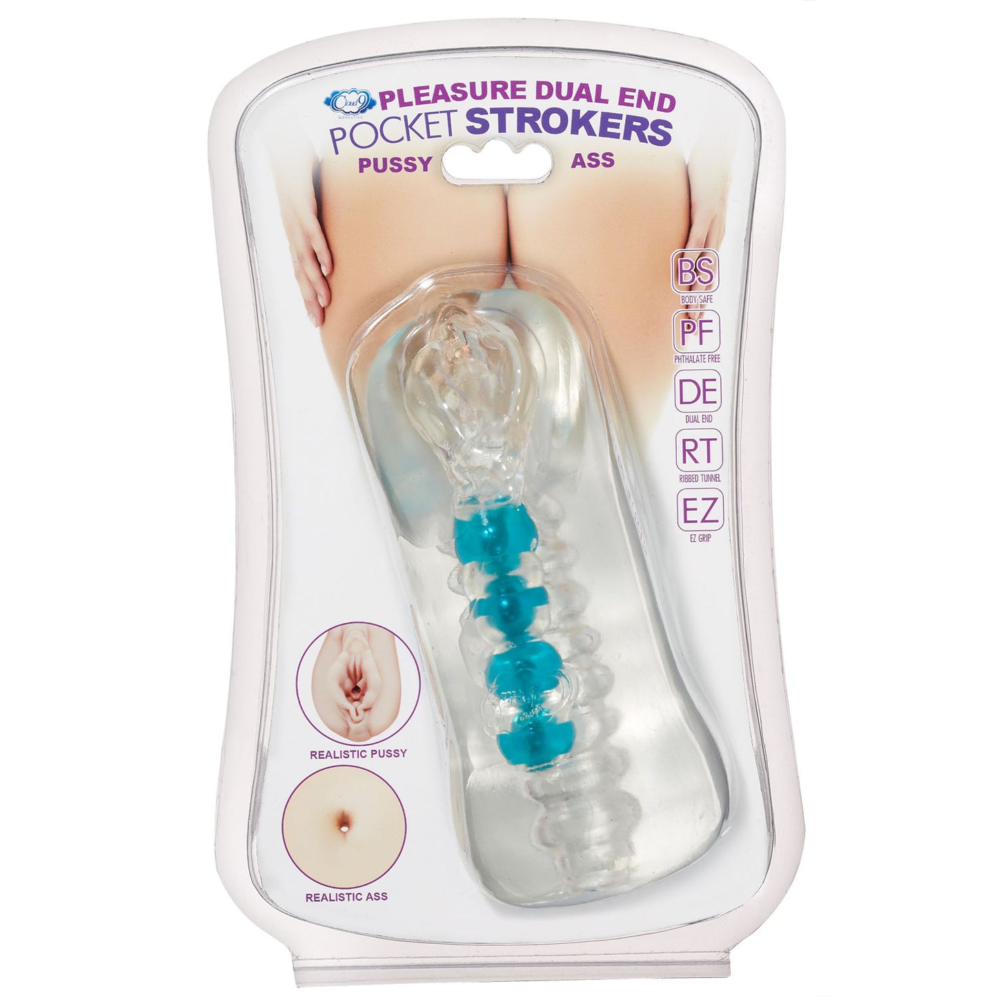 Personal Double Ended Beaded  Stroker Flesh