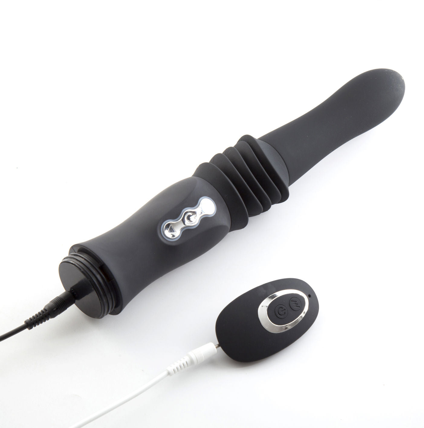 Max Silicone Thrusting Portable Love Machine -  Black