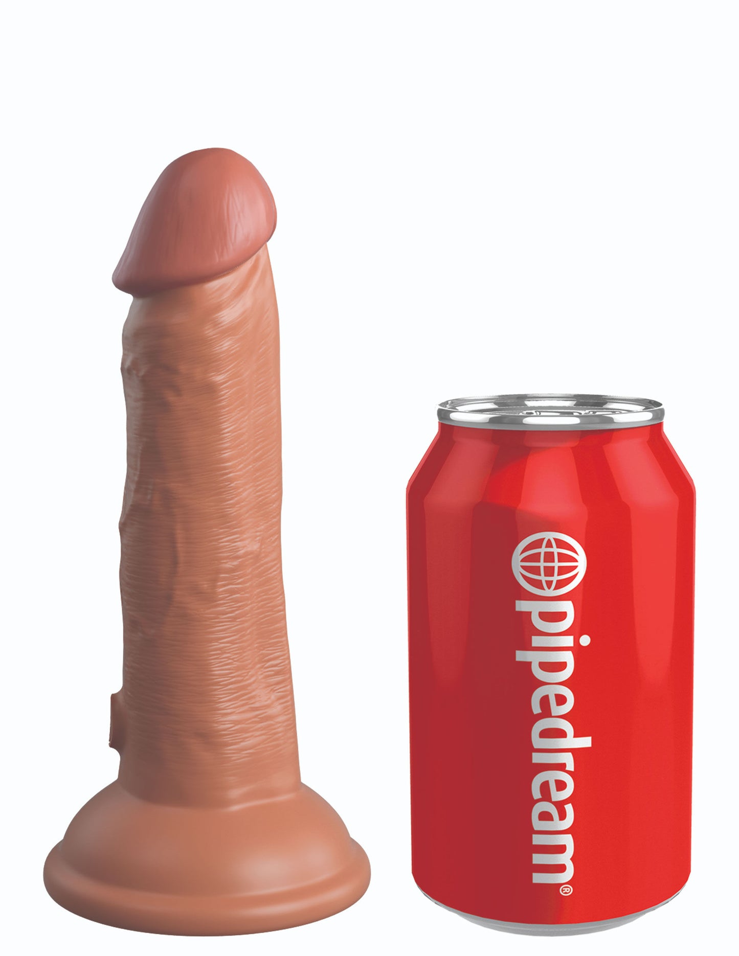 King Cock Elite 6 Inch Silicone Dual Density Cock  - Tan