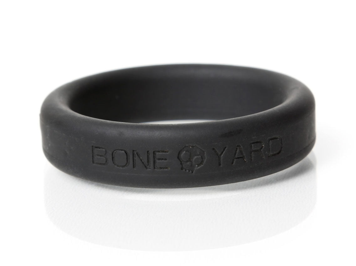 Boneyard Silicone Ring 1.6 Inch 40mm - Black