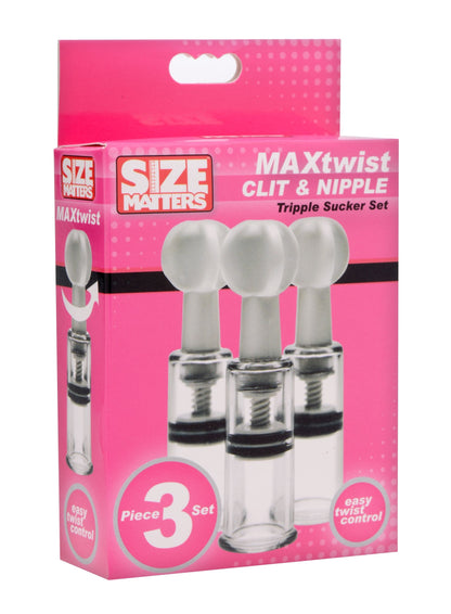 Max Twist Clit and Nipple Triple Sucker Set