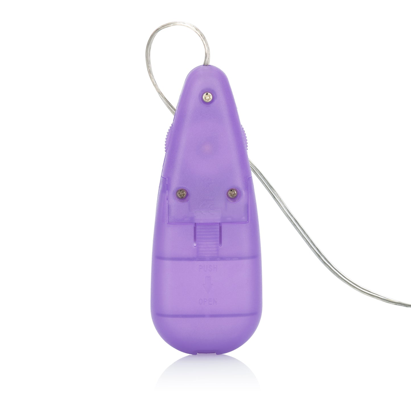 Silicone Slims Vibrating Nubby Bullet - Purple