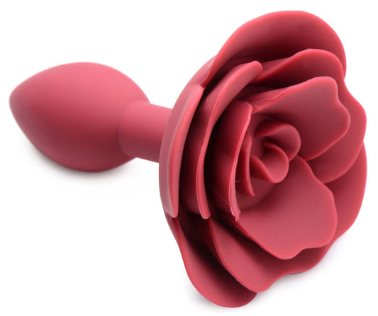 Booty Bloom Silicone Rose Anal Plug - Small