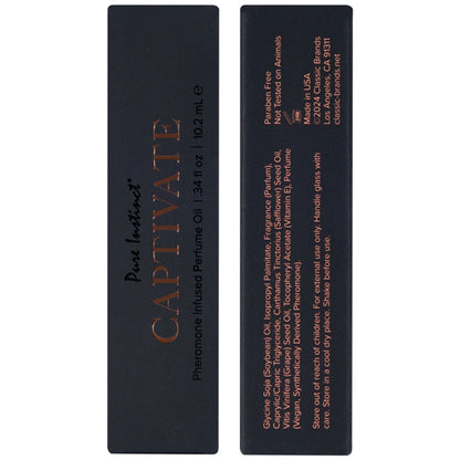 Pure Instinct Pheromone Perfume Oil Captivate 10.2 ml 0.34 ml