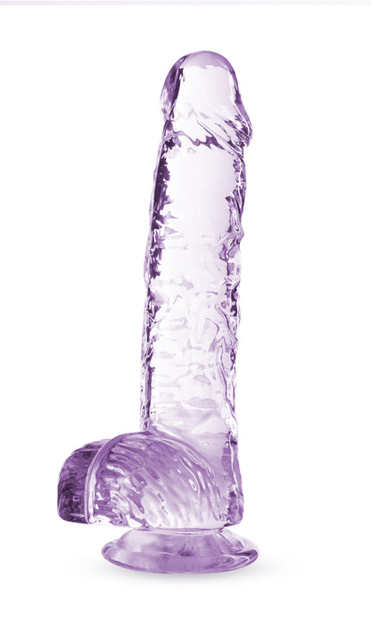 Naturally Yours - 6 Inch Crystalline Dildo -  Amethyst