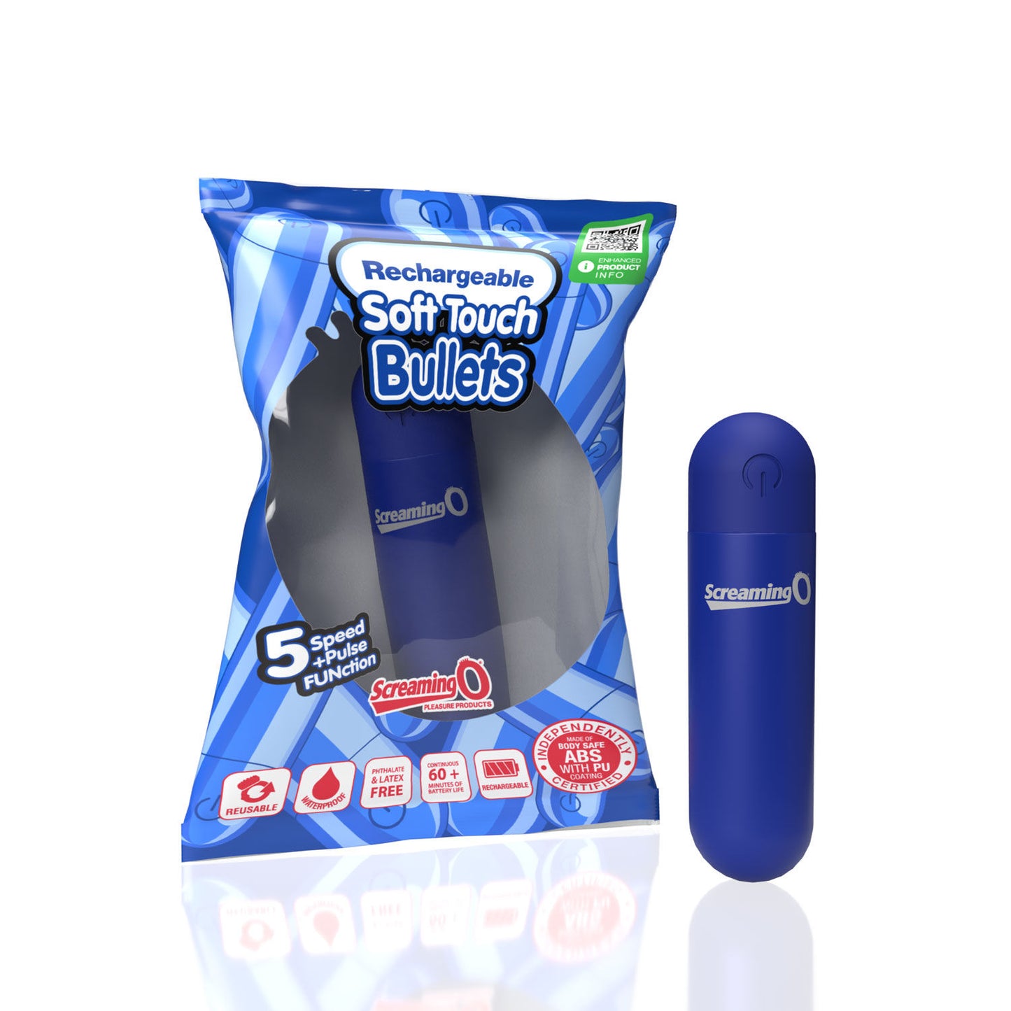 Screaming O Soft Touch Rechargeable Bullet - Black