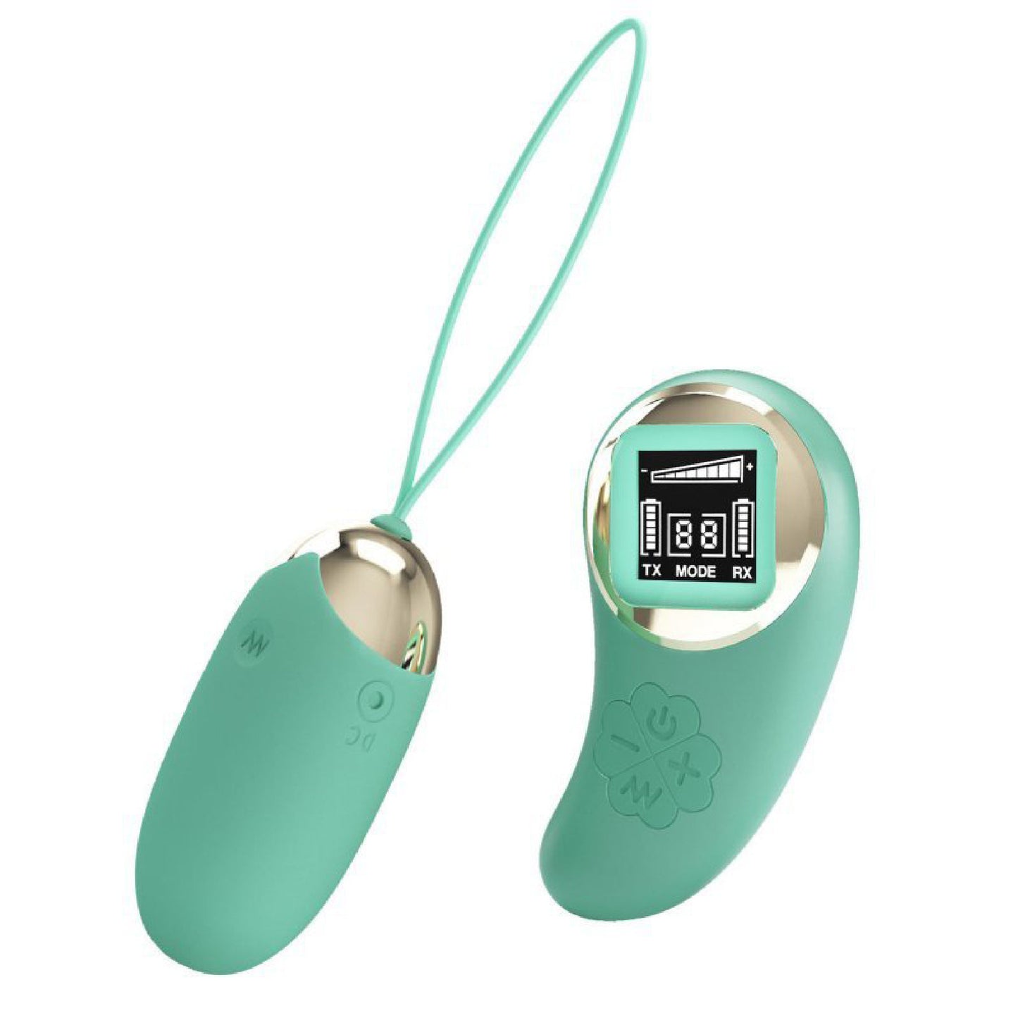 Mina Vibrating Remote Control Egg - Blue