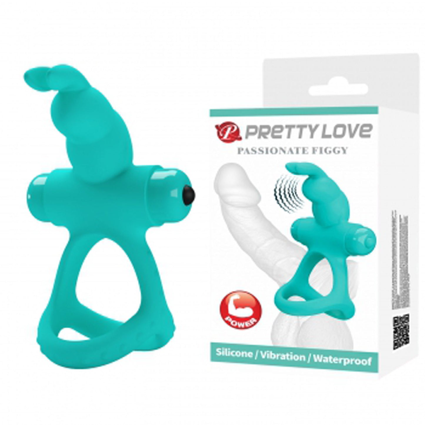 Passionate Figgy Penis Ring -  Turquoise