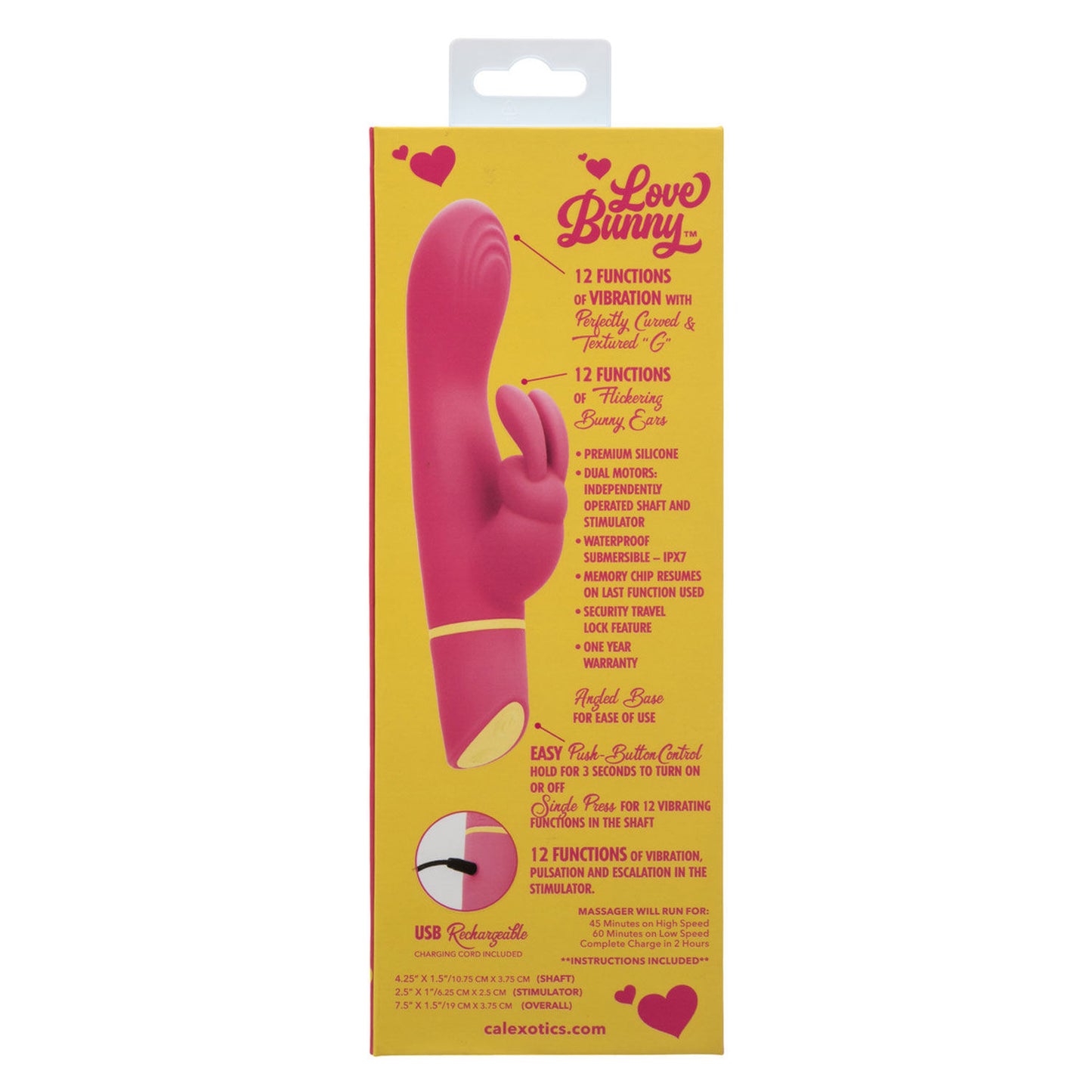 Love Bunny Vibrating "G" Bunny - Pink