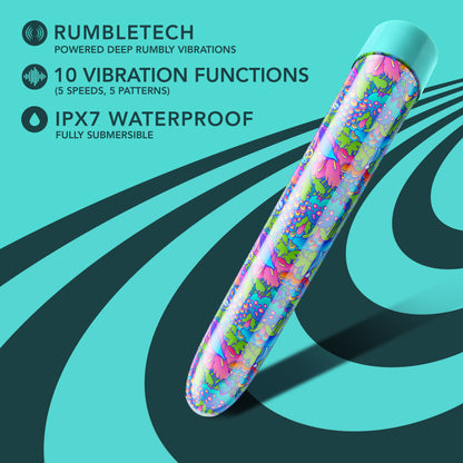 Limited Addiction - Utopia - 7 Inch Rechargeable  Vibe - Aqua