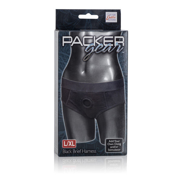 Packer Gear Boxer Brief Harness - Large/extralarge - Black