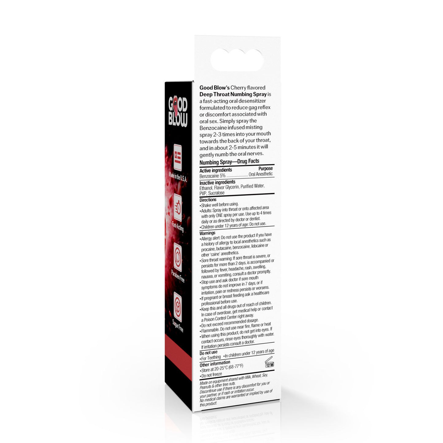 Deep Throat Spray 1oz - Cherry