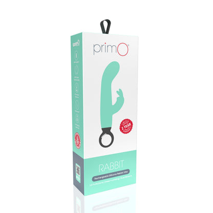 Primo Rabbit Rechargeable Vibrator - Blueberry