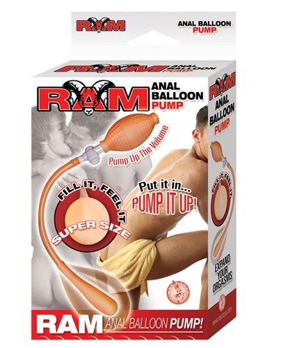 Ram Anal Balloon Pump - Flesh