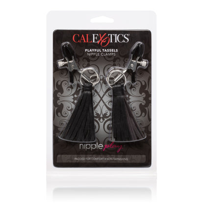 Nipple Play Playful Tassels Nipple Clamps - Black