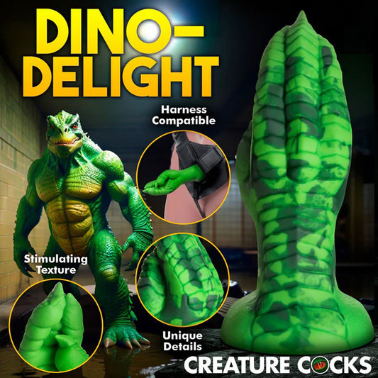 Raptor Claw Fisting Silicone Dildo - Green