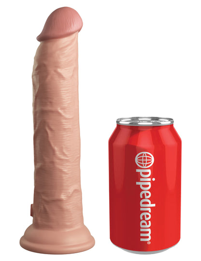 King Cock Elite 9 Inch Silicone Dual Density  Cock - Light