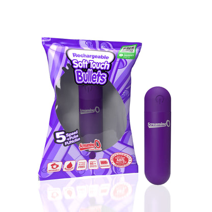 Screaming O Soft Touch Rechargeable Bullet - Black