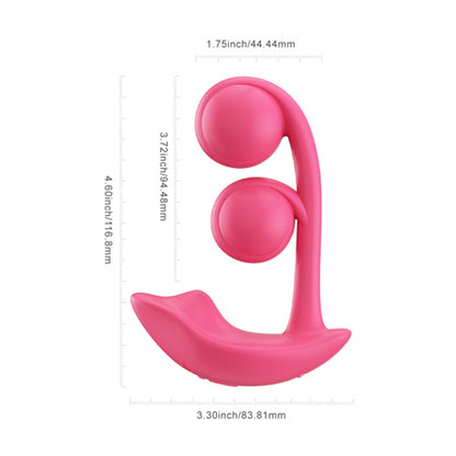 Melody Wearable Dual Vibrator - Pink