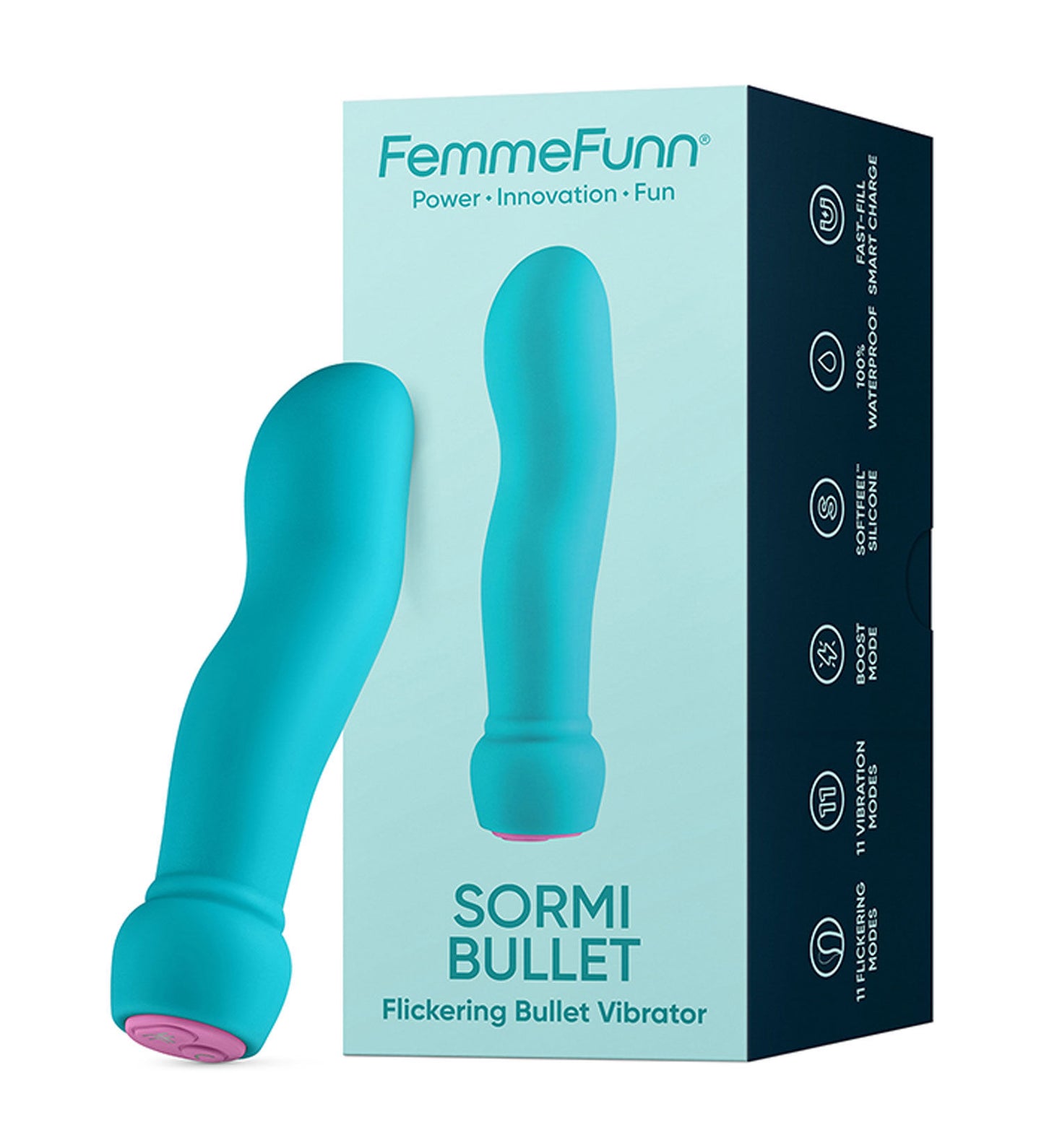 Sormi Bullet Flickering Bullet Vibrator - Pink