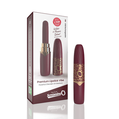 My Secret Premium Rechargeable Vibrating Lipstick  Merlot