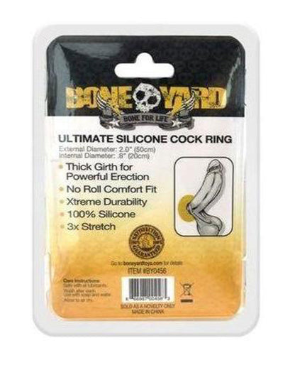 Ultimate Silicone Cock Ring - Yellow