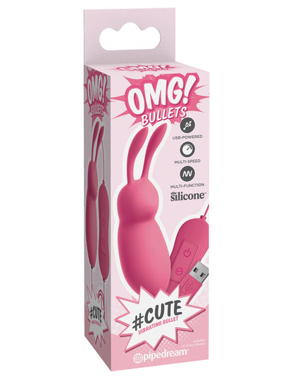 Omg! Bullets Cute Vibrating Bullet - Pink