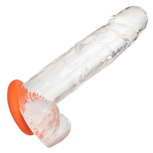 Alpha Liquid Silicone Prolong Large Ring - Orange