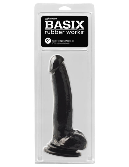 Basix Rubber Works 9 Inch Suction Cup Thicky - Black