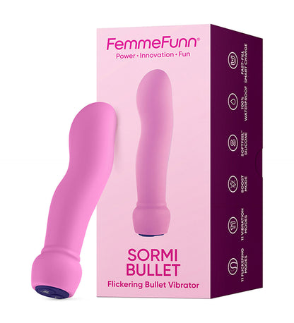 Sormi Bullet Flickering Bullet Vibrator - Pink