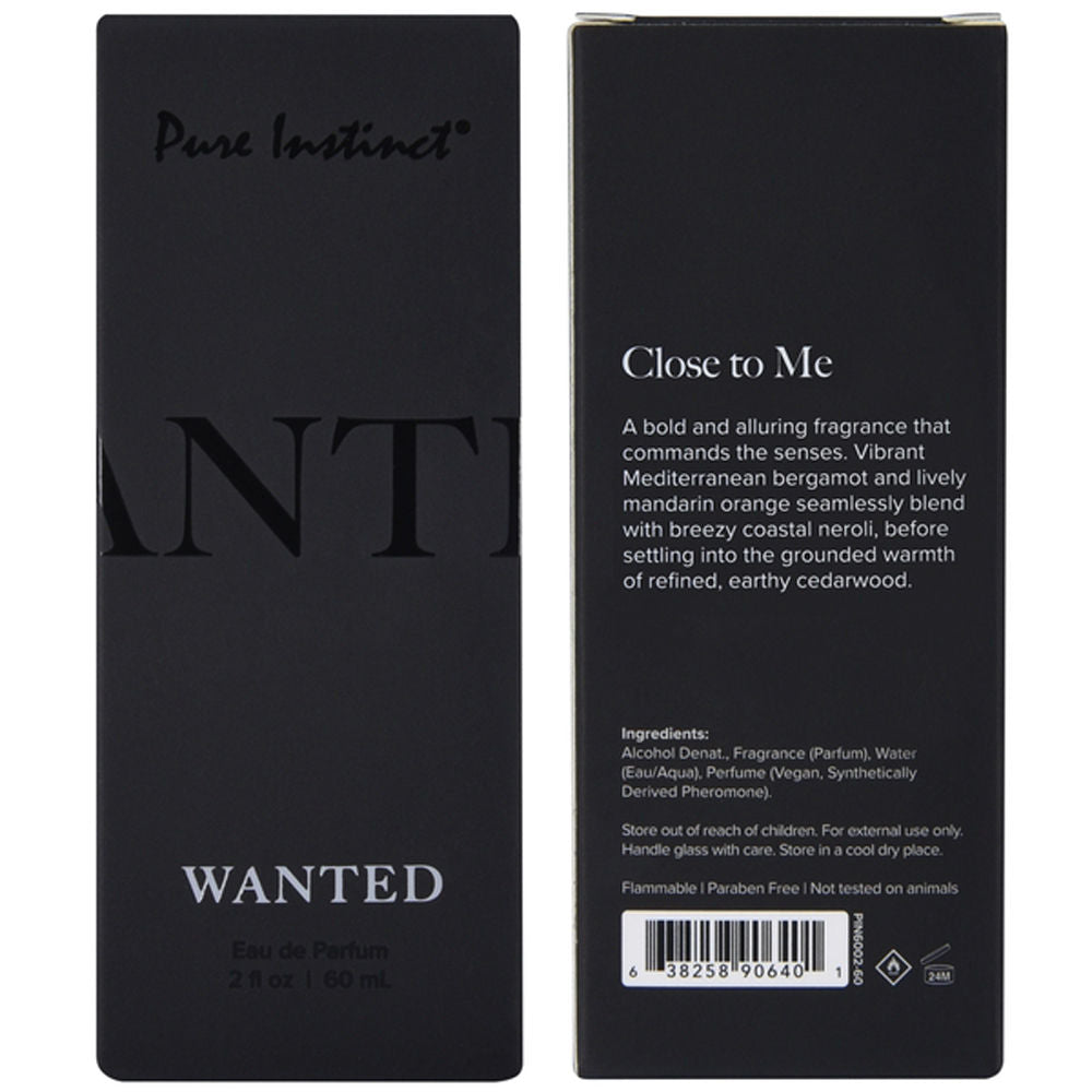 Pure Instinct Pheromone Eau De Parfum Wanted 2 Fl Oz 60 ml